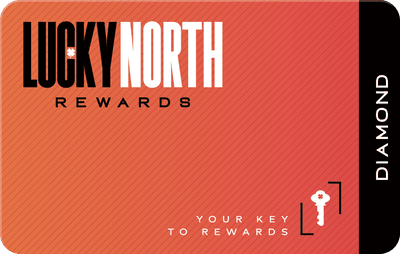 Lucky North Rewards player card - Ruby Tier